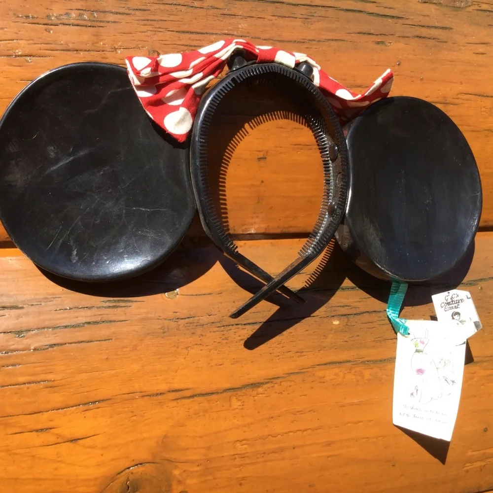 🏰 Vintage MICKEY MOUSE CLUB Ears SNOW WHITE ON ICE